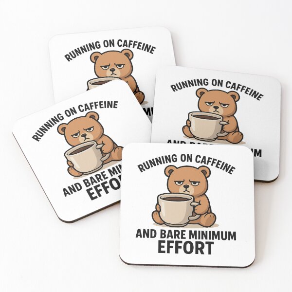 Item preview, Funny Grumpy Teddy Bear Coffee Lover T Shirt Cute Bear Holding Cup Graphic I Hate People But Love Coffee Retro Humor Tee Design Artwork designed and sold by New Art.