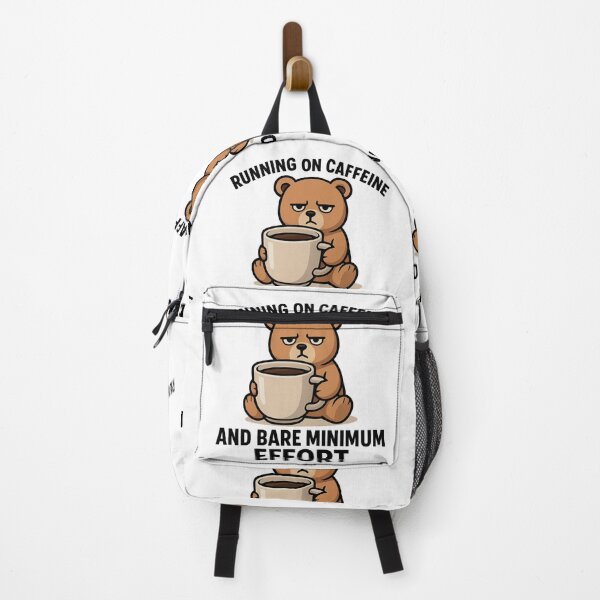 Item preview, Funny Grumpy Teddy Bear Coffee Lover T Shirt Cute Bear Holding Cup Graphic I Hate People But Love Coffee Retro Humor Tee Design Artwork designed and sold by New Art.