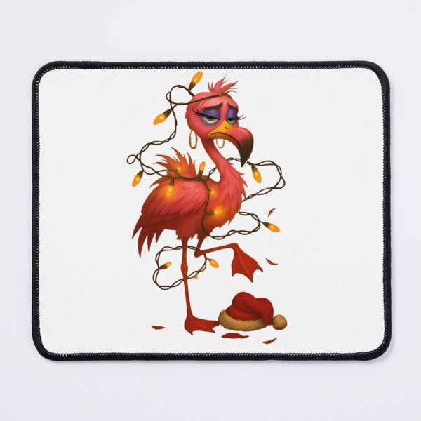 Item preview, Christmas Chaos Flamingo – Tangled & Annoyed designed and sold by DebuggedDressed.