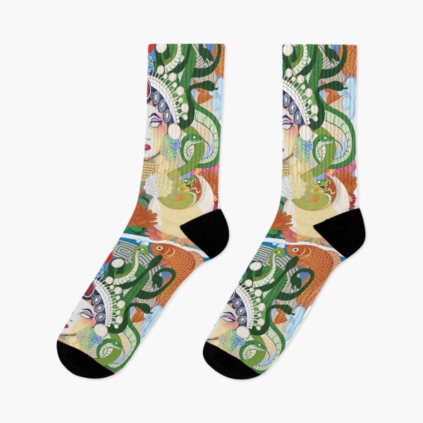Item preview, Lady Medusa – Peking Opera / Greek mythology inspired art designed and sold by elephantfeathercreative.