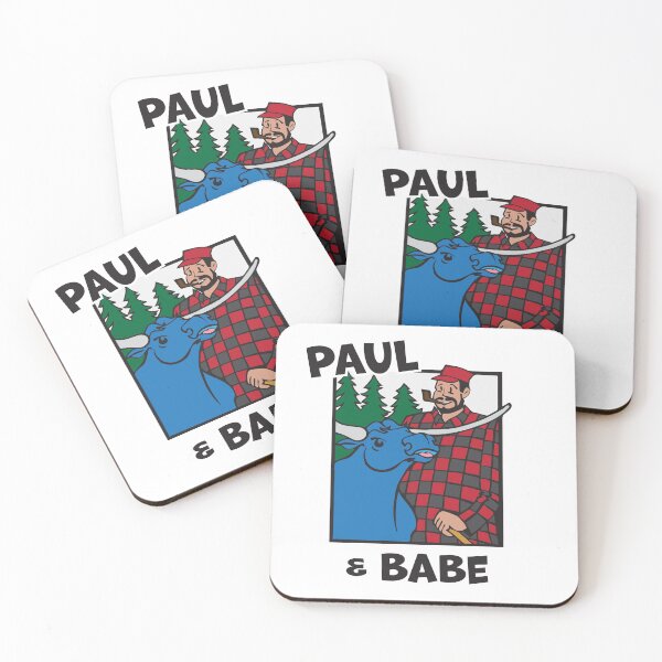 Item preview, Paul Bunyan and Babe the Blue Ox designed and sold by Thomas Anderson Fine Art.