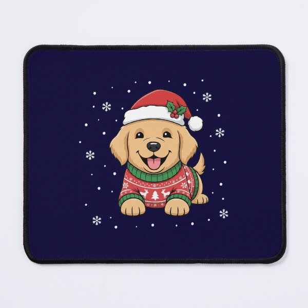 Item preview, Cute Golden Retriever Christmas Puppy - Dog Lovers designed and sold by The Real Life Symphony.