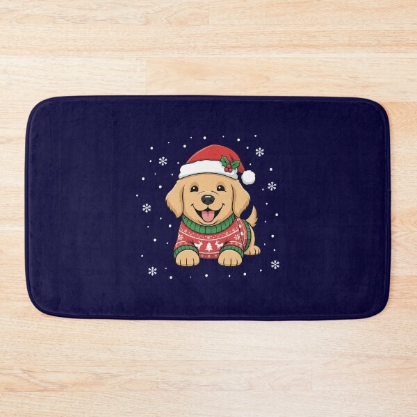 Item preview, Cute Golden Retriever Christmas Puppy - Dog Lovers designed and sold by The Real Life Symphony.