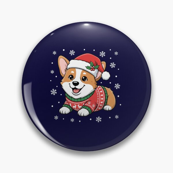 Item preview, Cute Pembroke Welsh Corgi Christmas Puppy - Dog Lovers designed and sold by The Real Life Symphony.