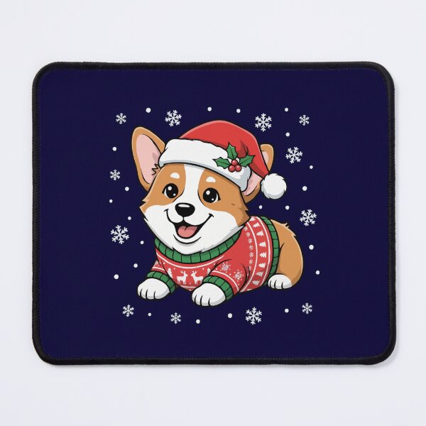 Item preview, Cute Pembroke Welsh Corgi Christmas Puppy - Dog Lovers designed and sold by The Real Life Symphony.