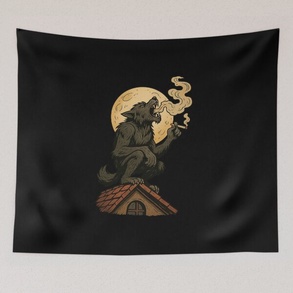 Item preview, High Howl Under the Full Moon designed and sold by Sonic Nova Studios.