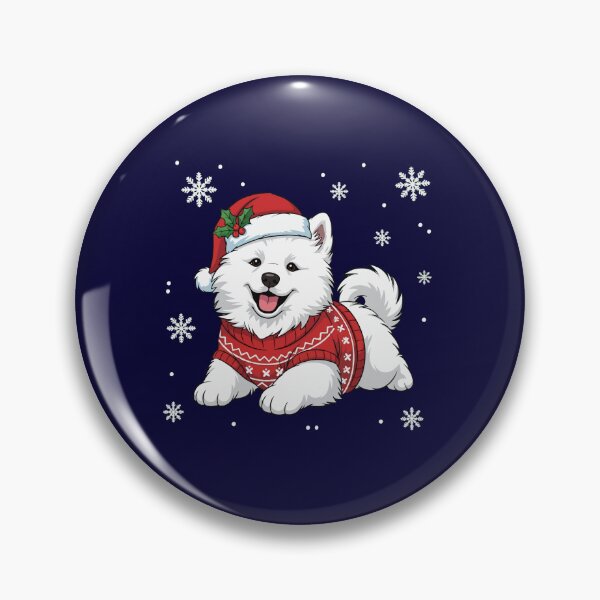 Item preview, Cute Samoyed Christmas Puppy - Dog Lovers designed and sold by The Real Life Symphony.