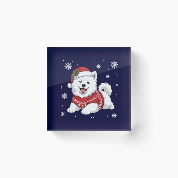 Item preview, Cute Samoyed Christmas Puppy - Dog Lovers designed and sold by The Real Life Symphony.