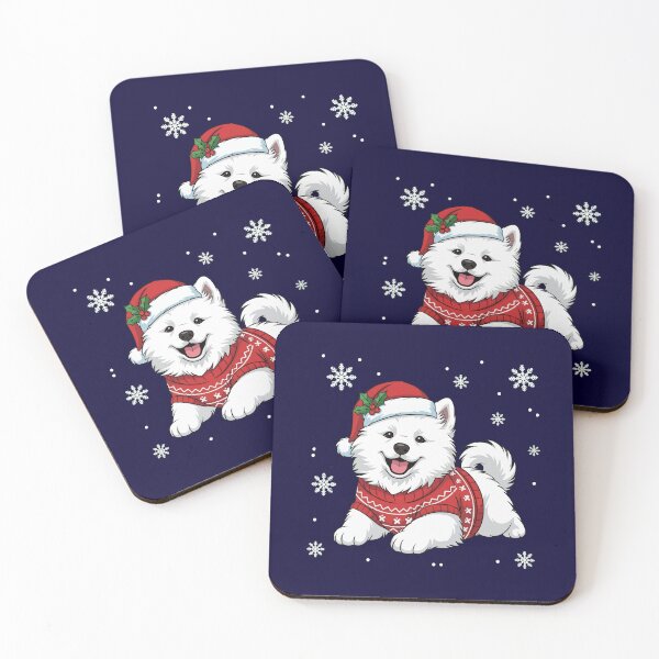Item preview, Cute Samoyed Christmas Puppy - Dog Lovers designed and sold by The Real Life Symphony.
