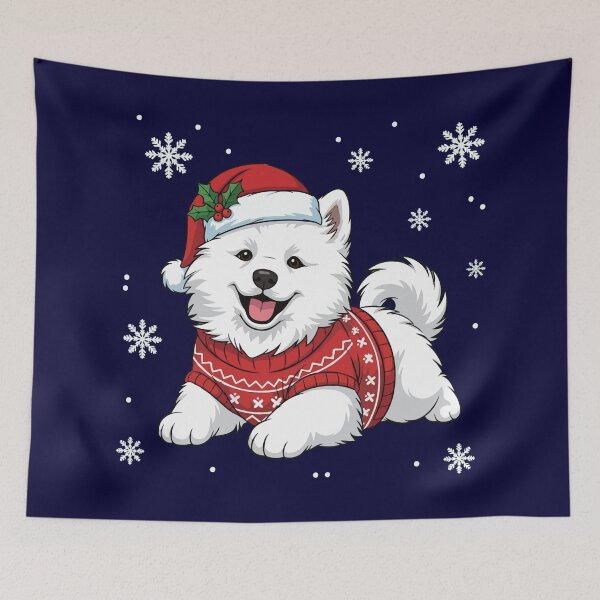 Item preview, Cute Samoyed Christmas Puppy - Dog Lovers designed and sold by The Real Life Symphony.