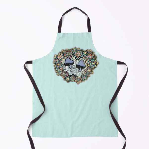 Item preview, Chromatic Aberration Pastel Star and Mushroom- (Blue) Abstract Colourful Swirl Illustration designed and sold by Crayon Cup.