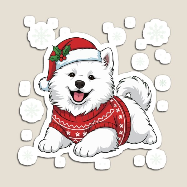 Item preview, Cute Samoyed Christmas Puppy - Dog Lovers designed and sold by The Real Life Symphony.