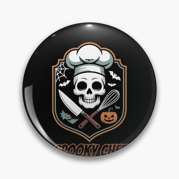Item preview, Spooky Chef – Funny Halloween Cooking Skull designed and sold by Ajdaprint.