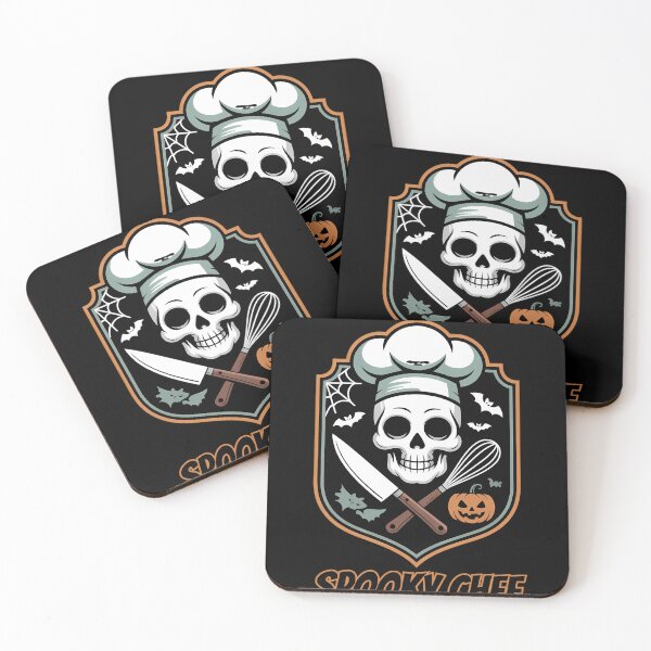 Item preview, Spooky Chef – Funny Halloween Cooking Skull designed and sold by Ajdaprint.