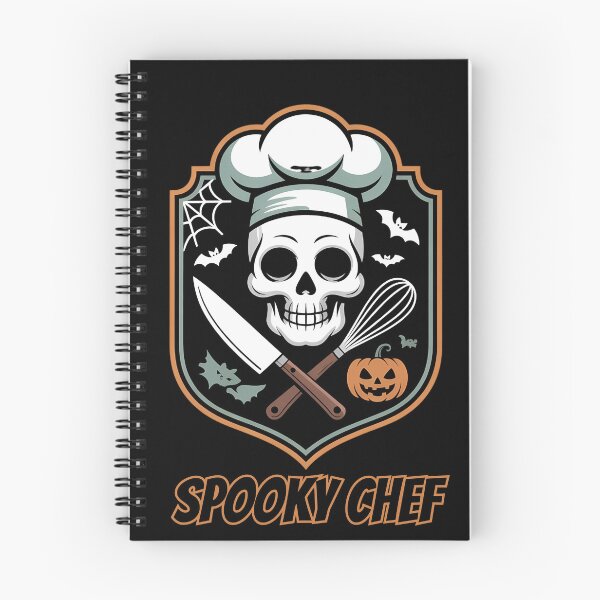 Item preview, Spooky Chef – Funny Halloween Cooking Skull designed and sold by Ajdaprint.
