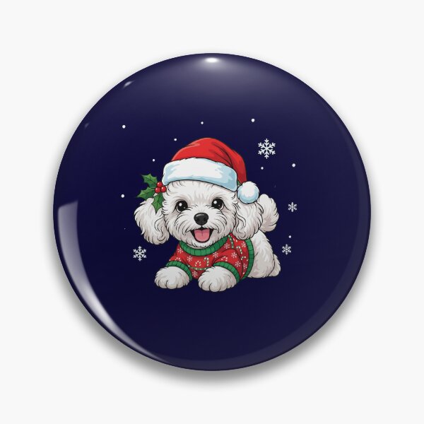 Item preview, Cute Teacup Poodle Christmas Puppy - Dog Lovers designed and sold by The Real Life Symphony.