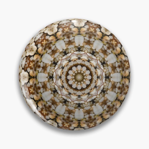 Item preview, Pebble Mandala Grid – Soft Coastal Geometry Pattern designed and sold by JWJ Photographs.