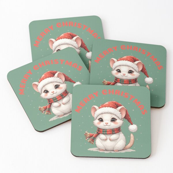 Item preview, Cute Christmas Ermine Kawaii Art designed and sold by wildexperience.