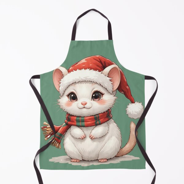 Item preview, Cute Christmas Ermine Kawaii Art designed and sold by wildexperience.