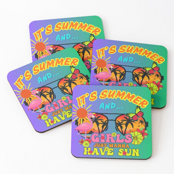 Item preview, It's Summer And Girls Just Wanna Have Sun Cute Retro Beach Design designed and sold by Lovemountain.