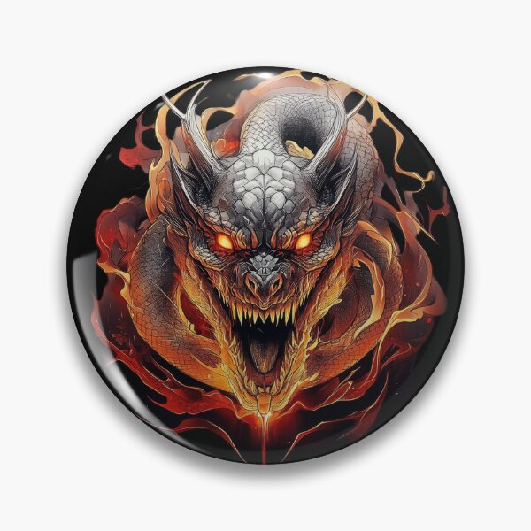 Item preview, Circle of Flames Serpent Dragon designed and sold by Daagath.
