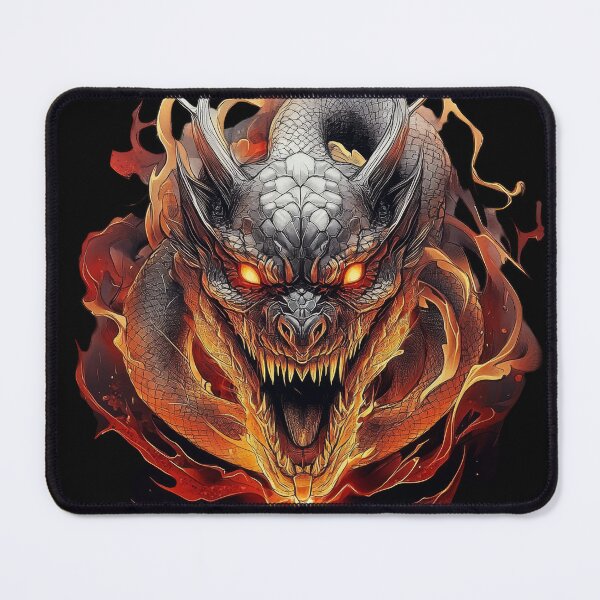Item preview, Circle of Flames Serpent Dragon designed and sold by Daagath.