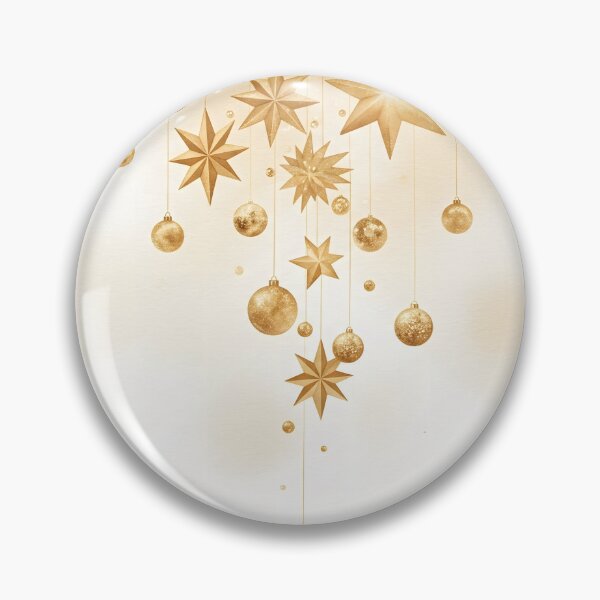 Item preview, Elegant Hanging Gold Christmas Stars and Ornaments designed and sold by homydesign.