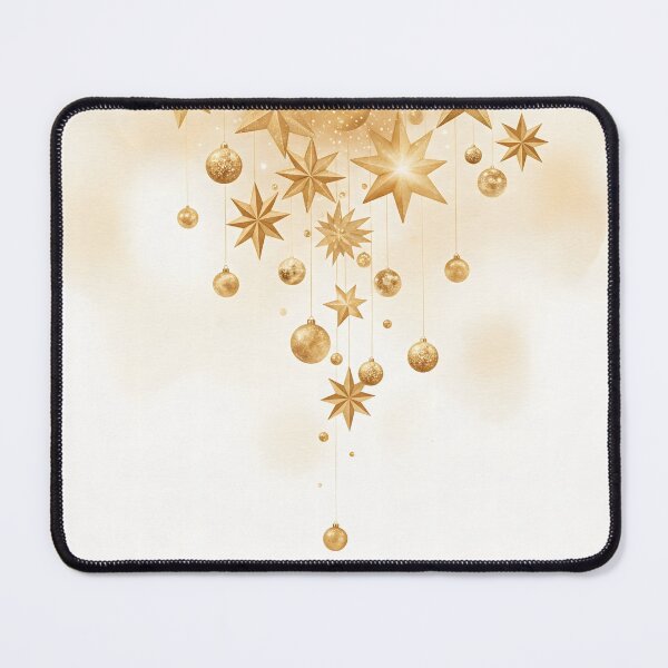 Item preview, Elegant Hanging Gold Christmas Stars and Ornaments designed and sold by homydesign.