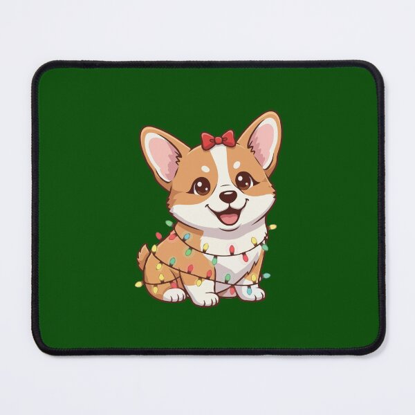 Item preview, Cute Corgi Christmas Lights Puppy - Dog Lovers designed and sold by The Real Life Symphony.