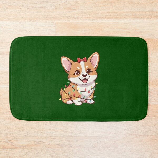 Item preview, Cute Corgi Christmas Lights Puppy - Dog Lovers designed and sold by The Real Life Symphony.