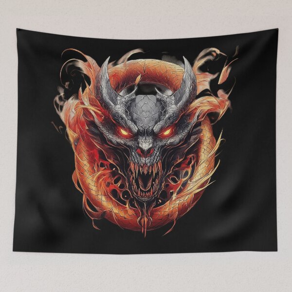 Item preview, Flamebound Demon Serpent designed and sold by Daagath.
