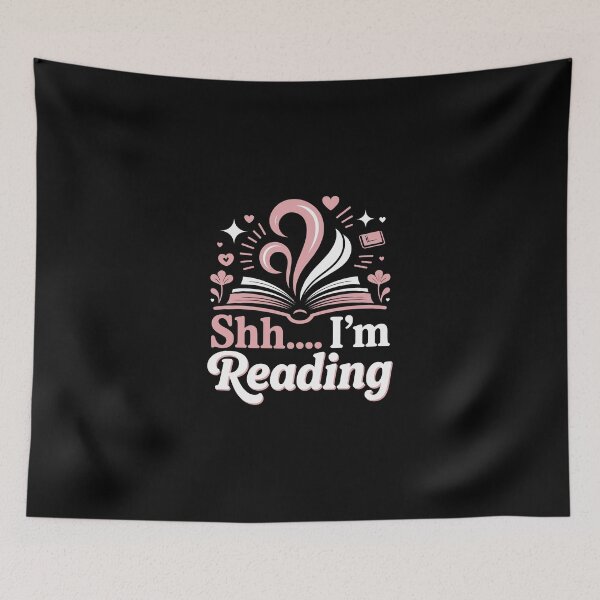Item preview, shh... i'm reading designed and sold by jkrphoto.
