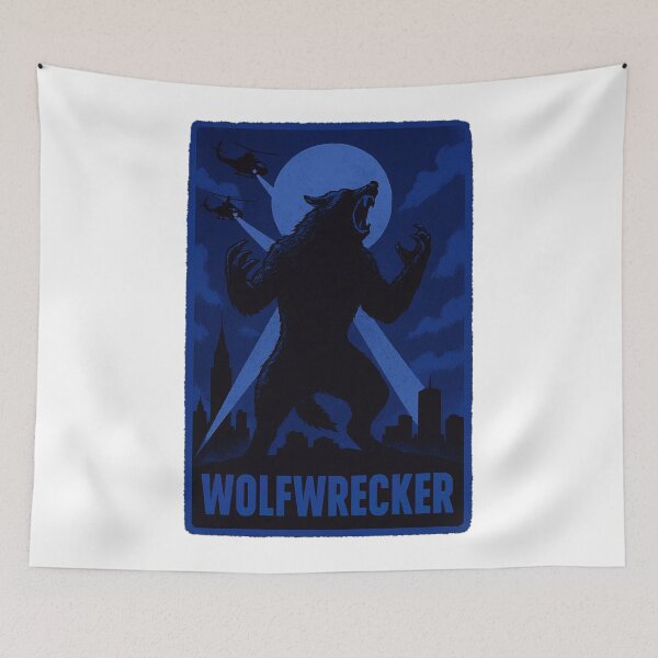 Item preview, WOLFWRECKER – Werewolf Monster designed and sold by ustylelab.