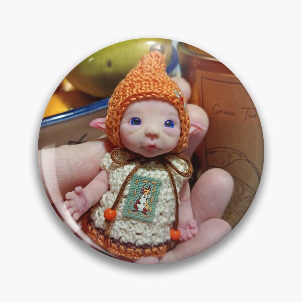 Item preview, Silicone elf baby doll designed and sold by TkacikArtDolls.