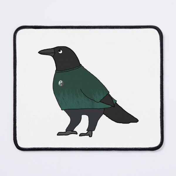 Item preview, Stoic Observer — Cognitive Corvid designed and sold by AvianSpell.
