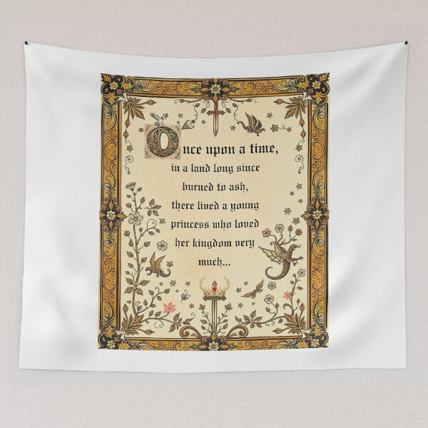 Item preview, Once Upon a Time, TOG Quote designed and sold by CozyCrafts04.