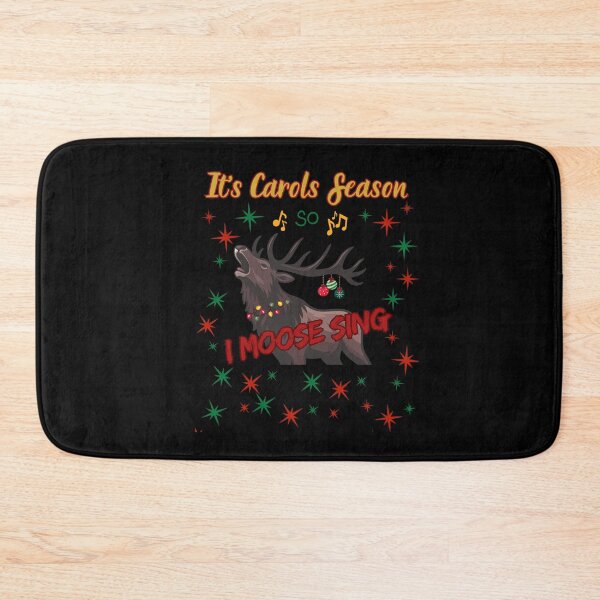 Item preview, 'It's Carol Season So I Moose Sing!' - Funny Christmas Gift  designed and sold by AtushaSpark.