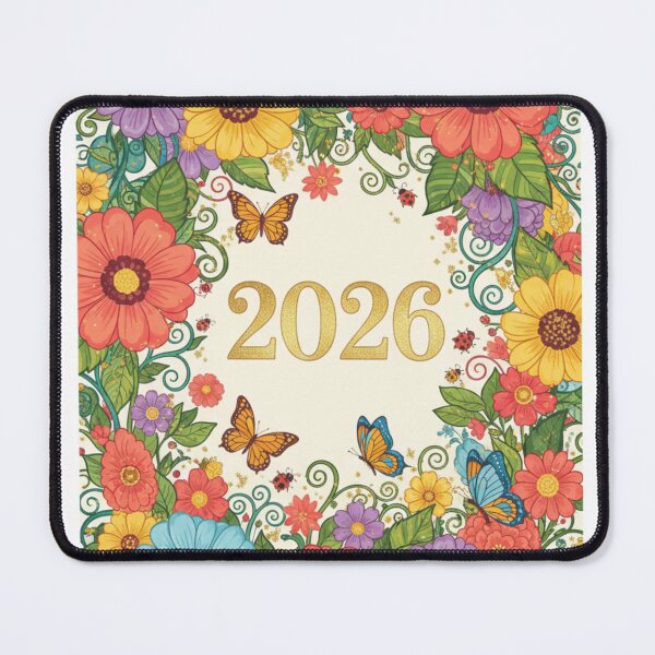 Item preview, Ultimate 2026 Aesthetic Planner | Floral Spiral Organizer designed and sold by mouhamii⭐⭐(98k).