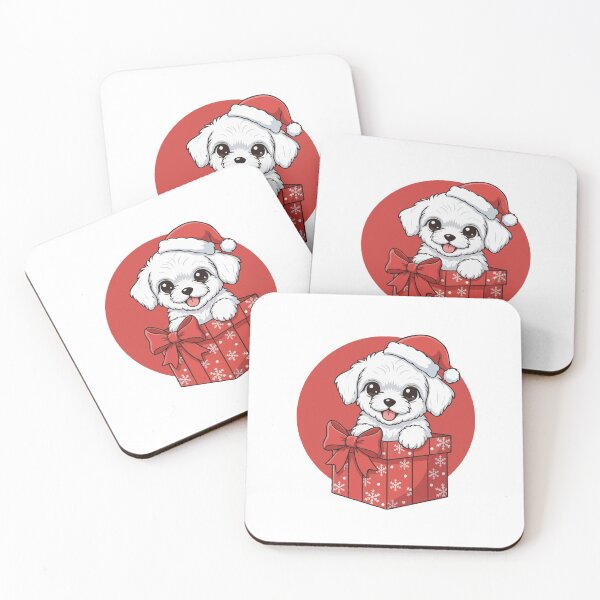 Item preview, Cute Teacup Poodle Puppy Christmas Gift - Dog Lovers.png designed and sold by The Real Life Symphony.