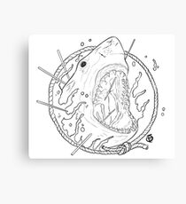 Sharky warky Canvas Print
