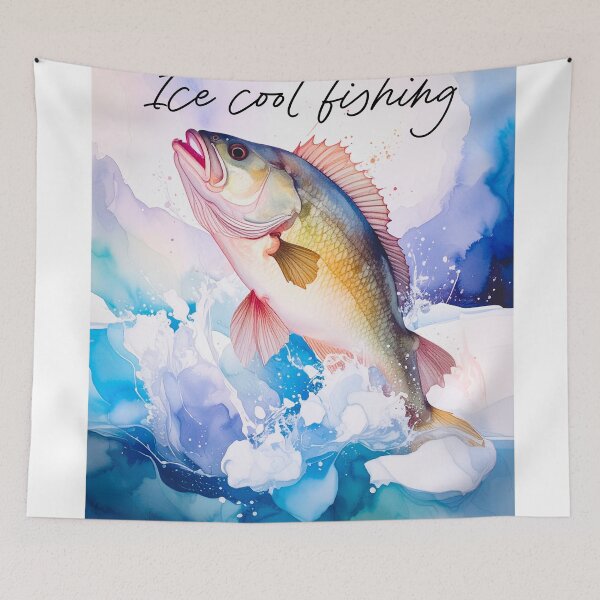 Item preview, Ice cool fishing designed and sold by GiftiqueNook.