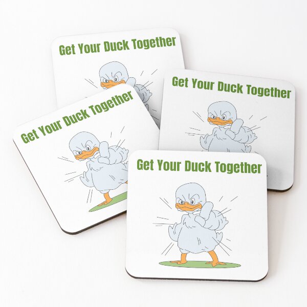 Item preview, Get Your Duck Together – Funny Duck Pun Quote designed and sold by NCODesigns.