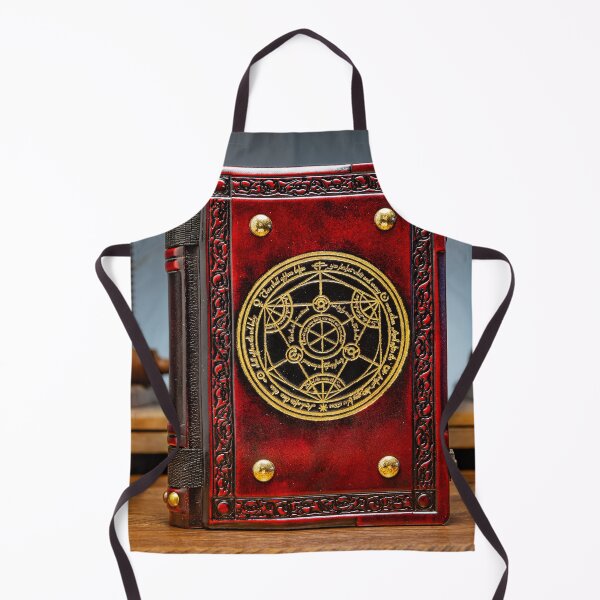 Item preview, Red leather book with the Transmutation circle designed and sold by alchemist501.