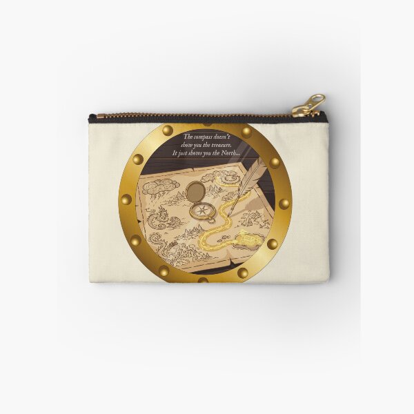 Item preview, The Honest Compass: "Just Shows the North" Porthole designed and sold by CaptainSeren.