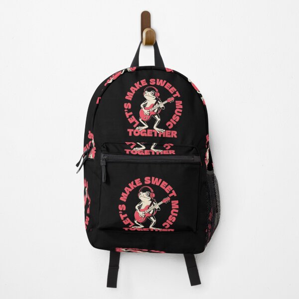 Item preview, Let’s Make Sweet Music Together – Cool Frog Guitarist Design designed and sold by TipTop GFX.