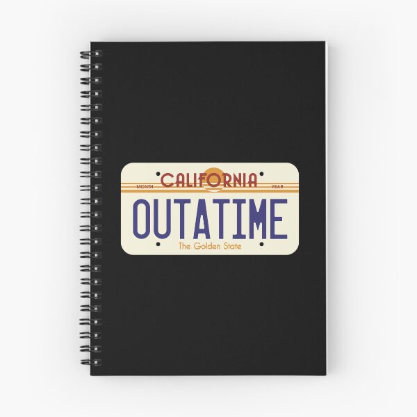 Item preview, Outatime Back to the future delorean car licence plate designed and sold by Captain Banjo.