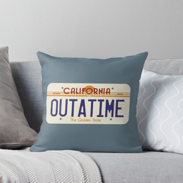 Item preview, Outatime Back to the future delorean car licence plate designed and sold by Captain Banjo.
