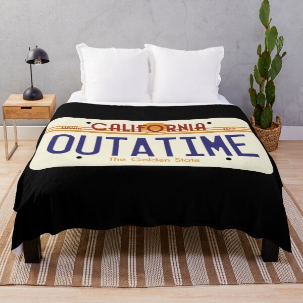 Item preview, Outatime Back to the future delorean car licence plate designed and sold by Captain Banjo.