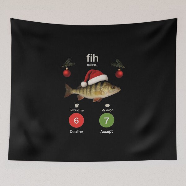Item preview, Funny Fih Fish Meme Christmas Humor Design 67 Misspelled Art designed and sold by love3617.