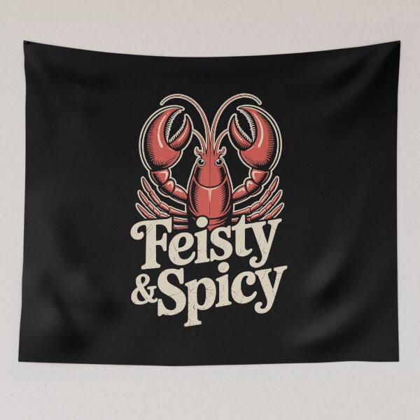 Item preview, Feisty and Spicy Funny Crawfish Boil Cute Mardi Gras Cajun  designed and sold by ReadySide.
